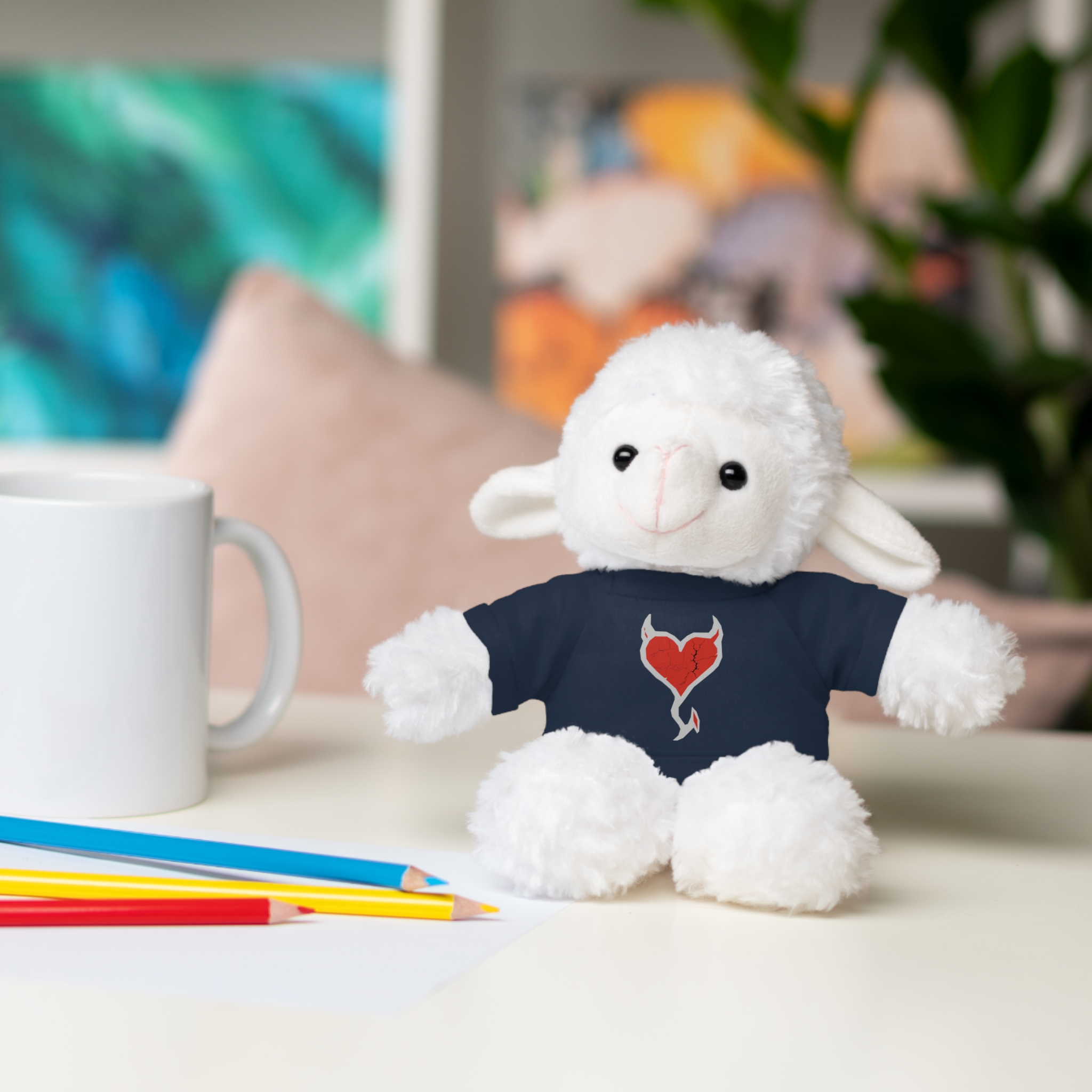 Plush Teddy Bear with Heart Tee — Cute Stuffed Animal for your Love - Image 42