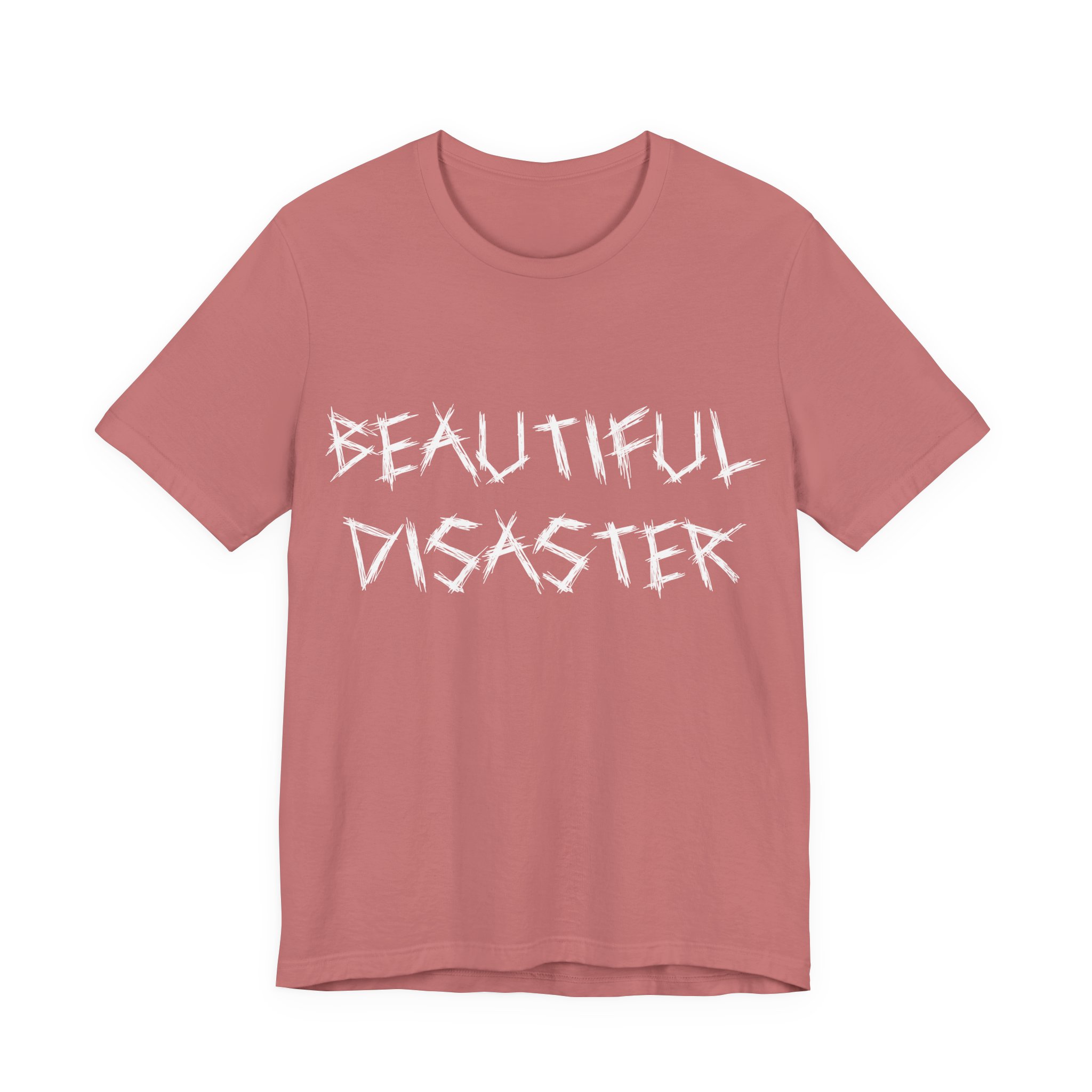 Brat Life "Beautiful Disaster" Unisex Jersey Short Sleeve Tee - Image 3