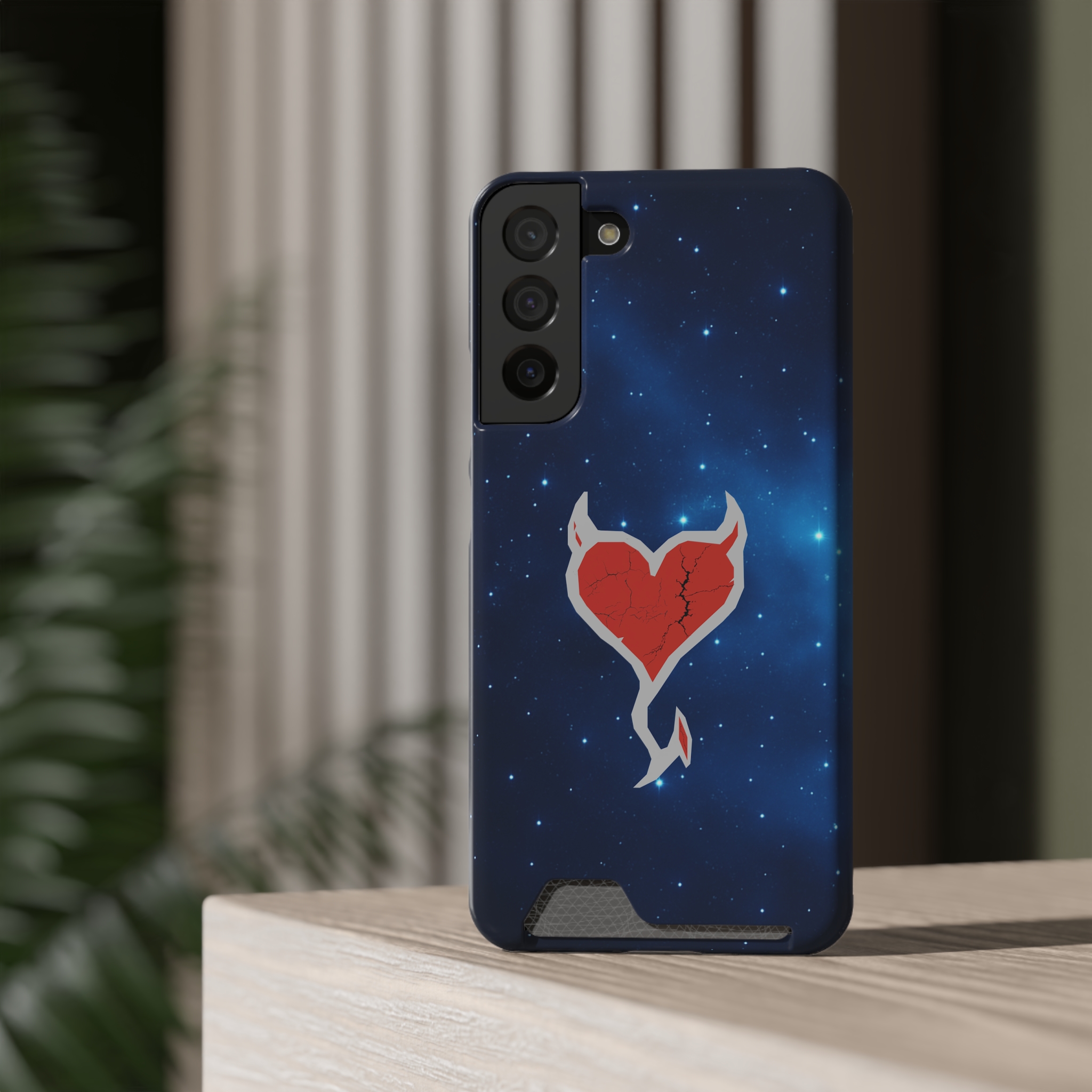 Phone Case — Cosmic Rogueheart Casr with Card Holder - Image 94