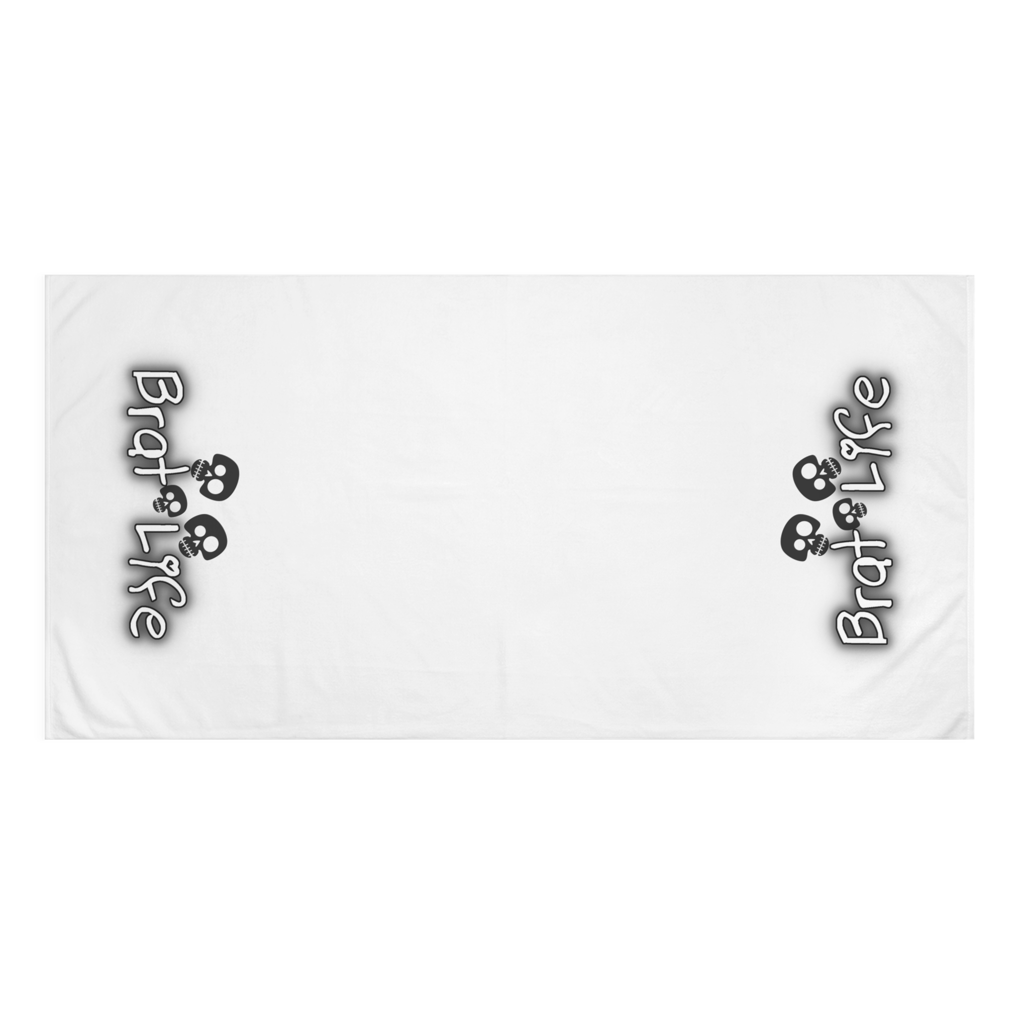 Brat Life TriSkull Mink-Cotton Towel - Image 2