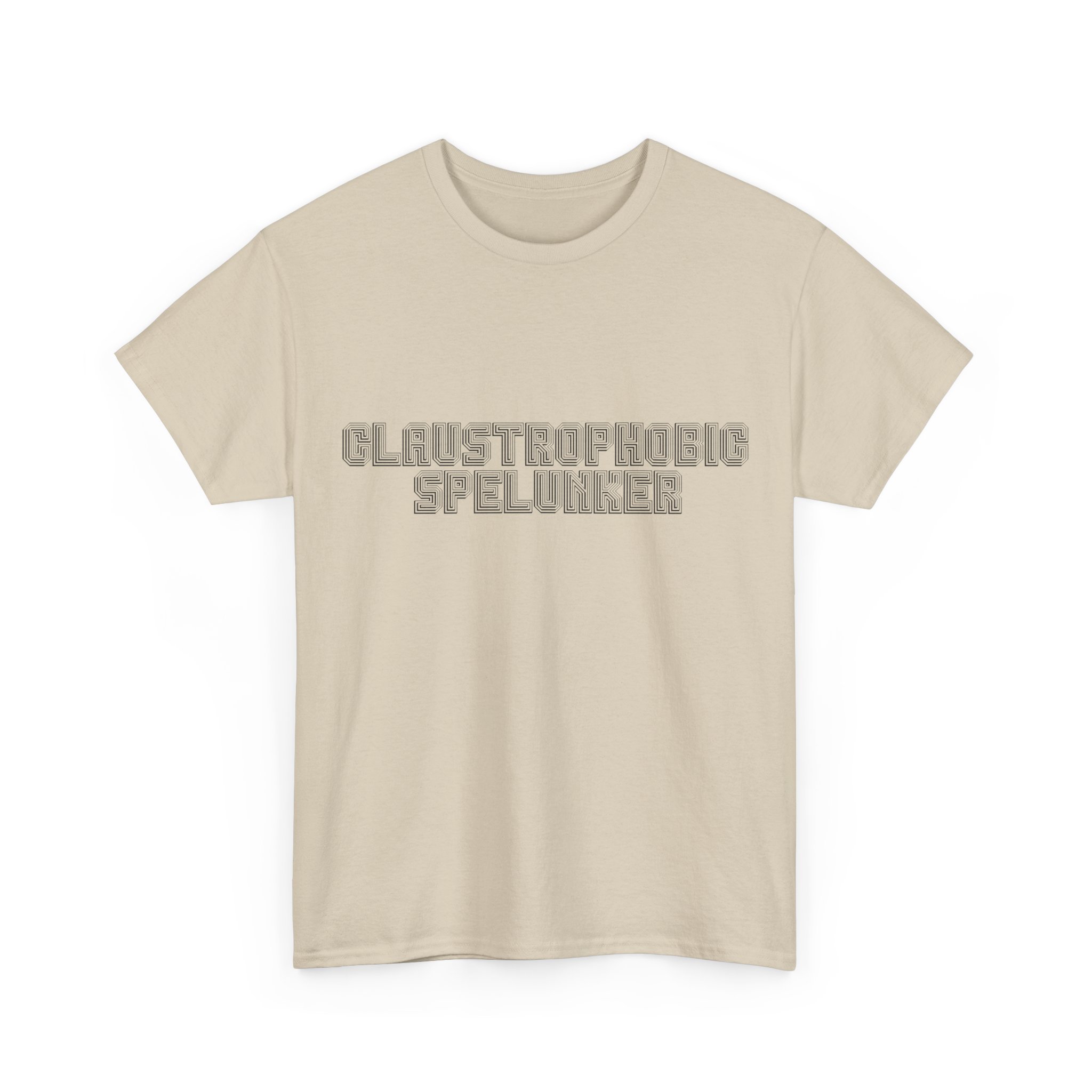 Brat Life "Claustrophobic Spelunker" Unisex Heavy Cotton Tee - Image 11