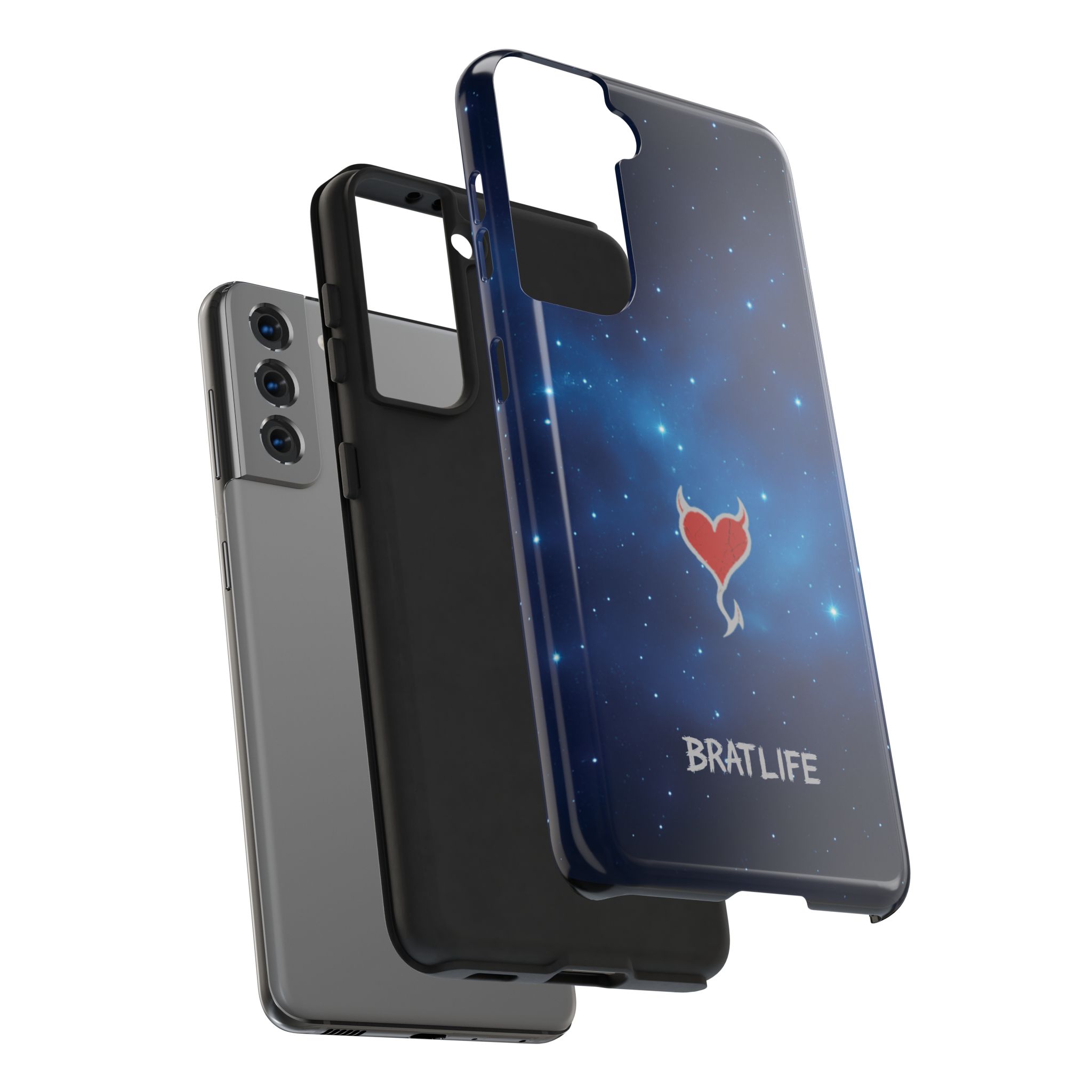 Brat Life Rogueheart Tough Phone Case - Space Design with Heart - Image 16
