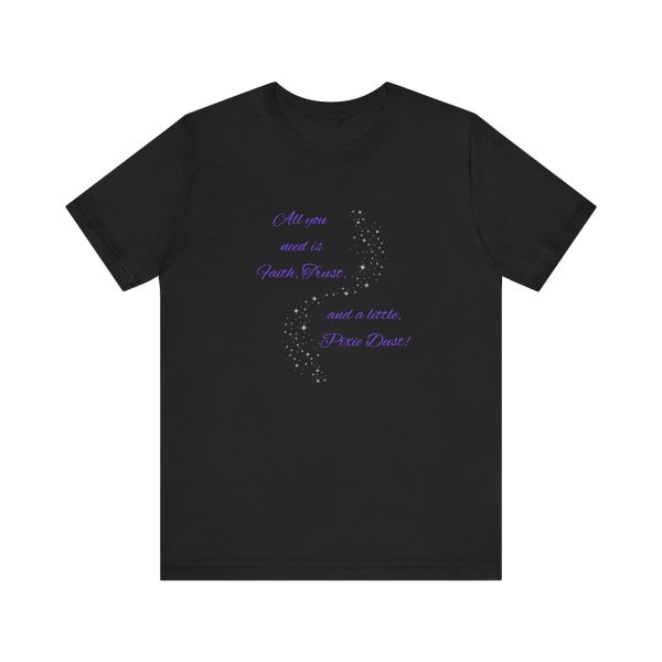 Absurd.link "Faith, Trust, and Pixie Dust" Dusted Unisex Jersey Short Sleeve Tee