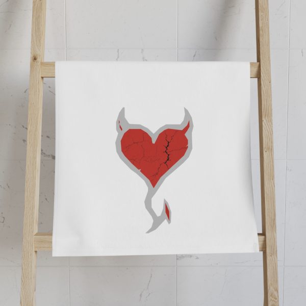 Heart Hand Towel - Gothic Valentine Decorative Towel