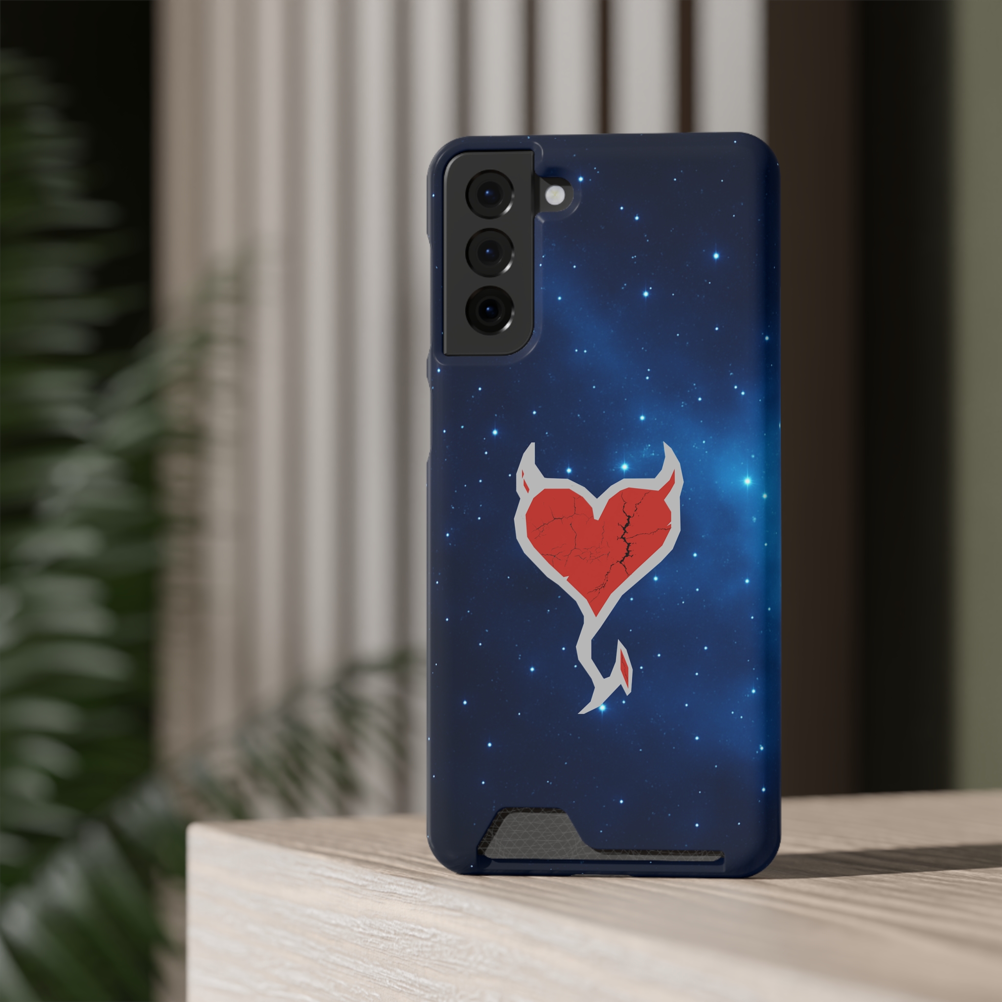 Phone Case — Cosmic Rogueheart Casr with Card Holder - Image 150