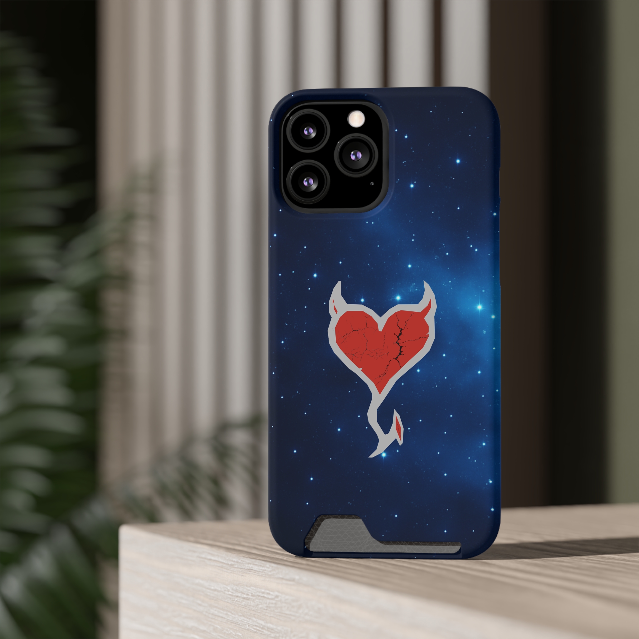 Phone Case — Cosmic Rogueheart Casr with Card Holder - Image 58