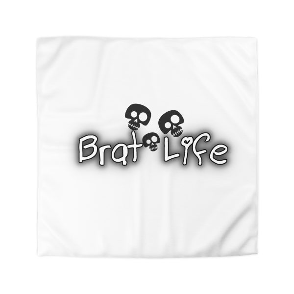 Brat Life TriSkull Microfiber Duvet Cover
