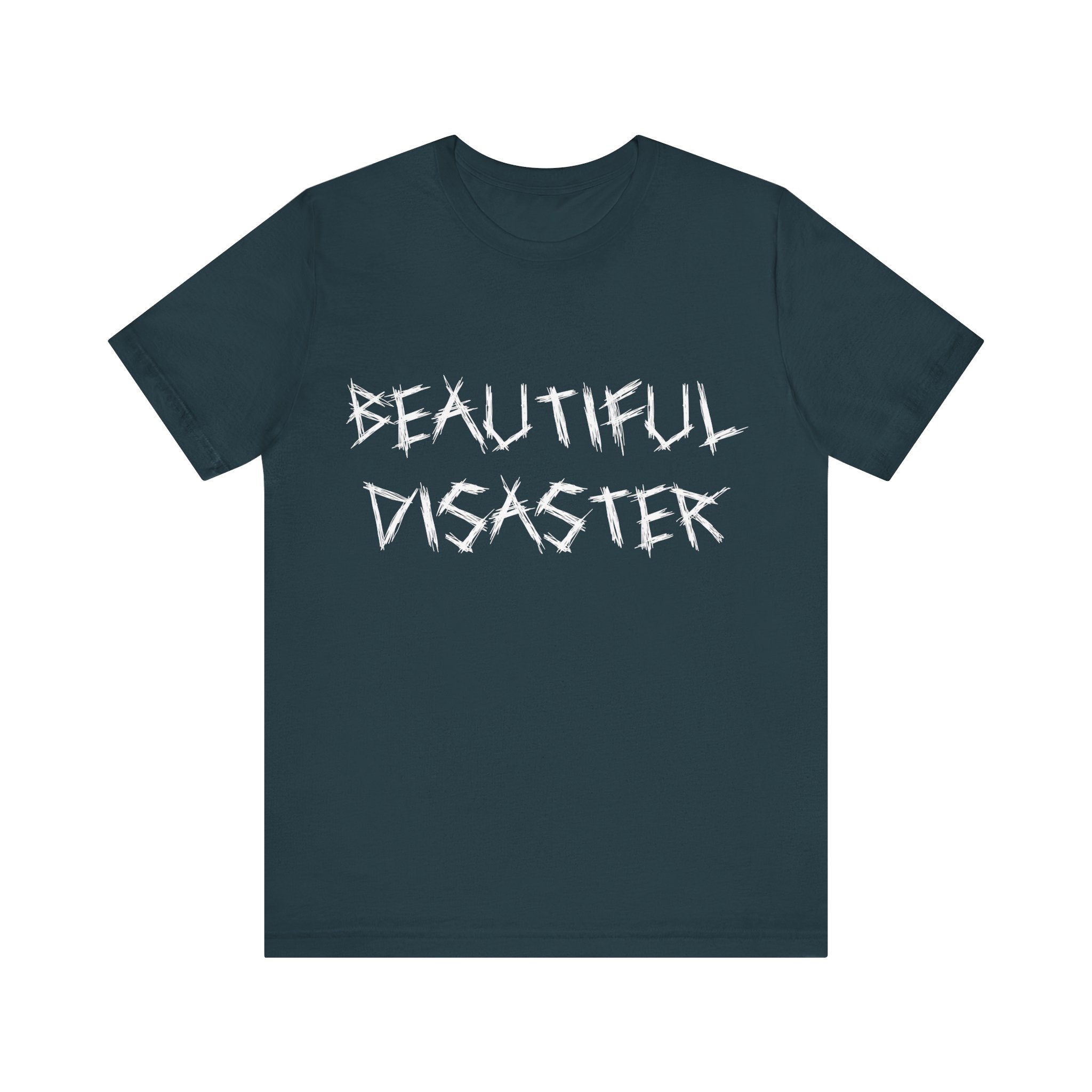 Brat Life "Beautiful Disaster" Unisex Jersey Short Sleeve Tee - Image 49