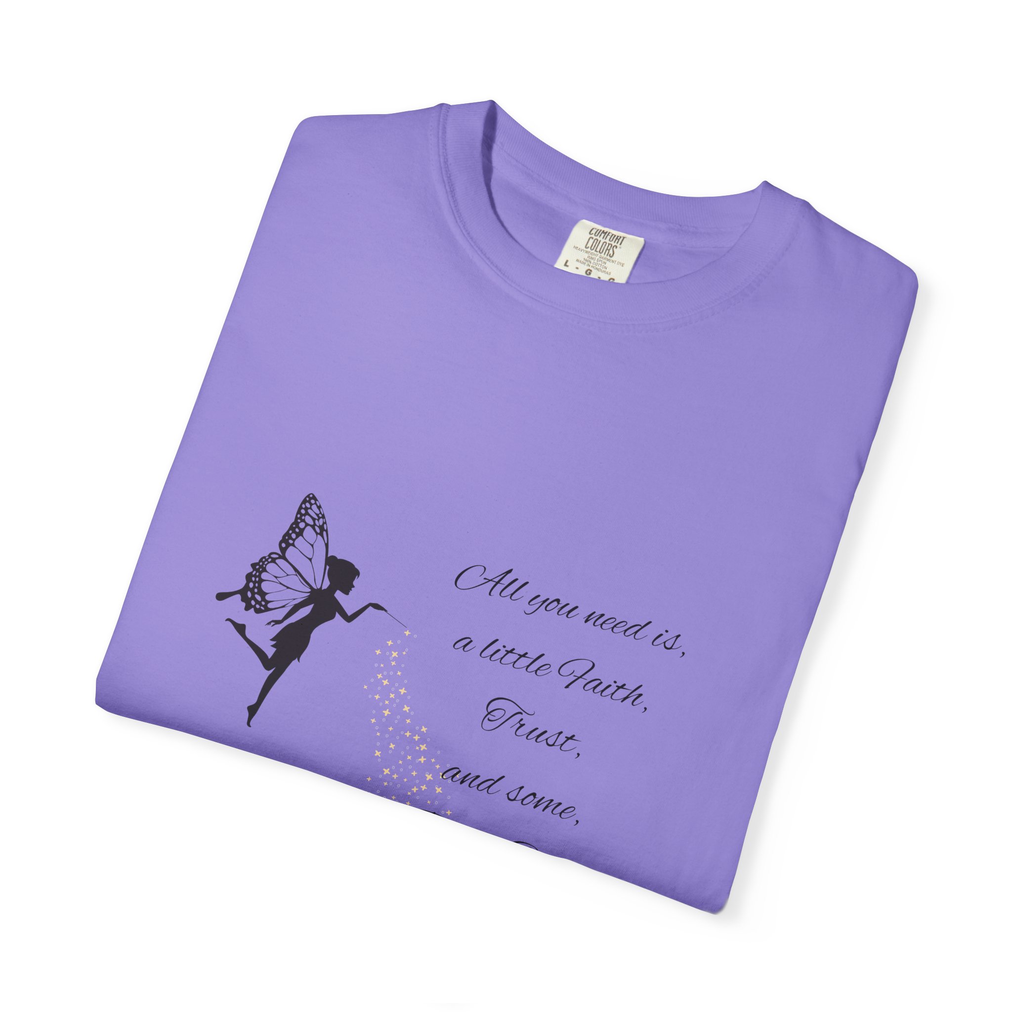 'All you need is some Faith, Trust, and Pixie Dust' Vintage-Inspired Tee - Image 36