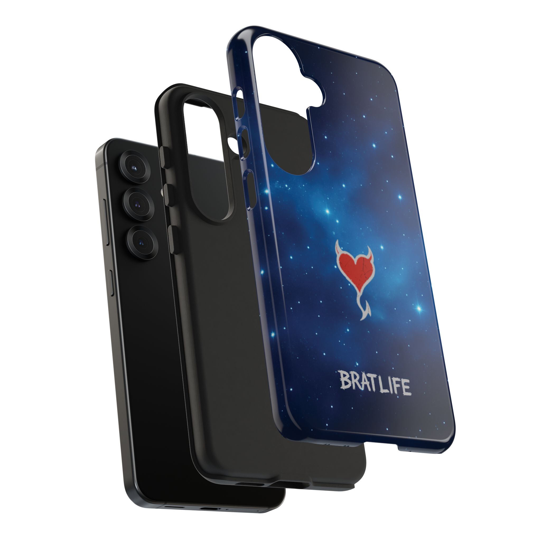 Brat Life Rogueheart Tough Phone Case - Space Design with Heart - Image 19