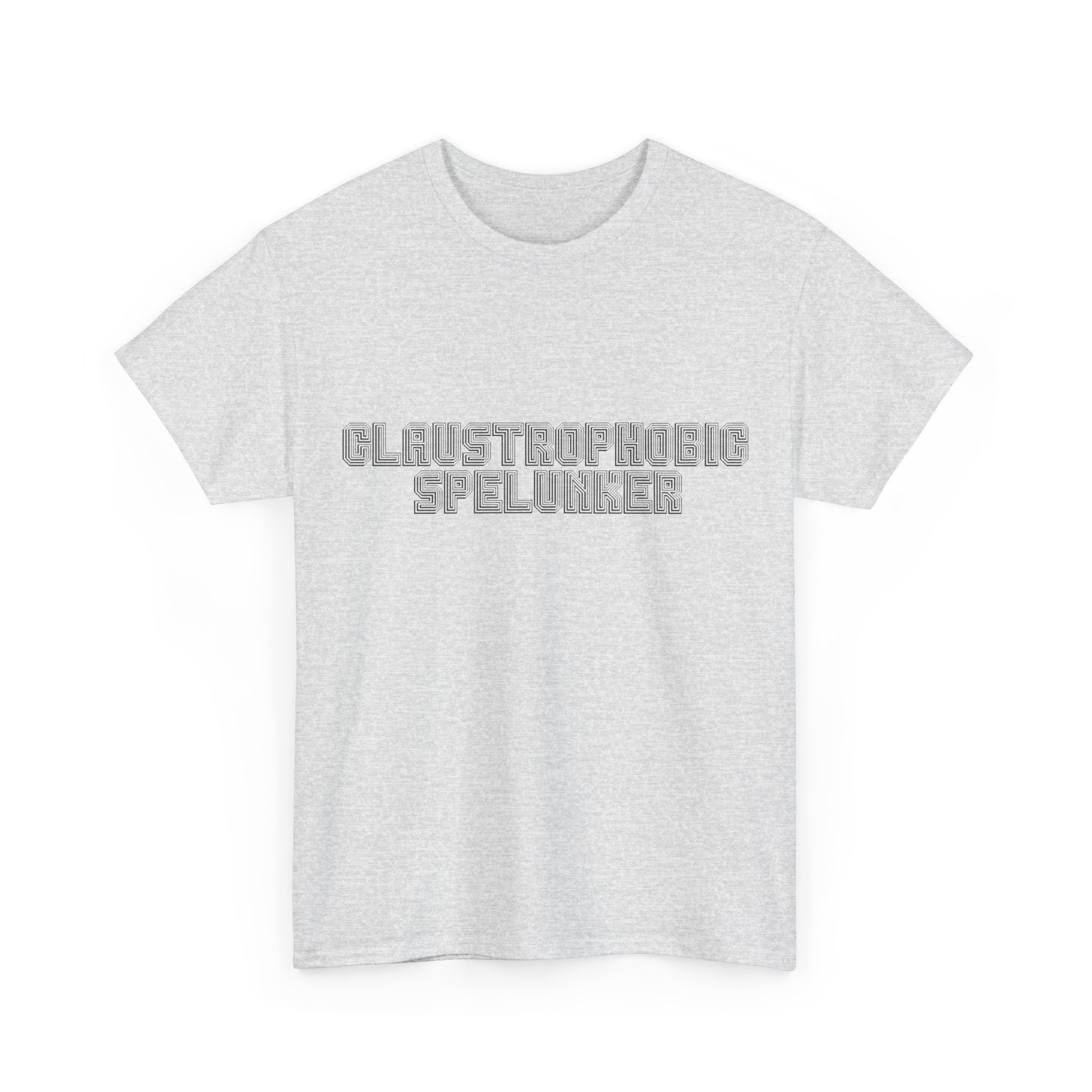 Brat Life "Claustrophobic Spelunker" Unisex Heavy Cotton Tee - Image 7