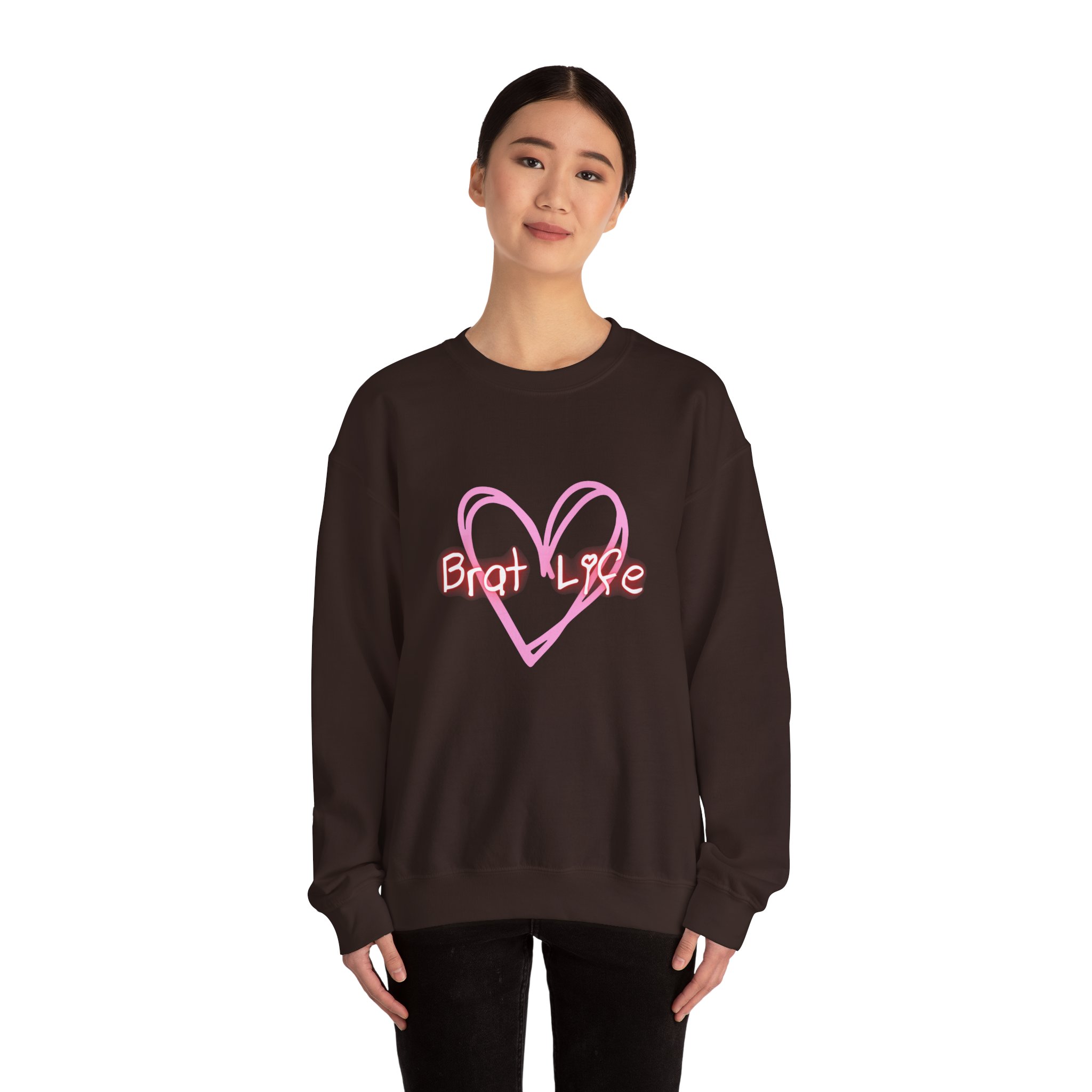 Brat Life Unisex Heavy Blend™ Crewneck Sweatshirt - Image 11