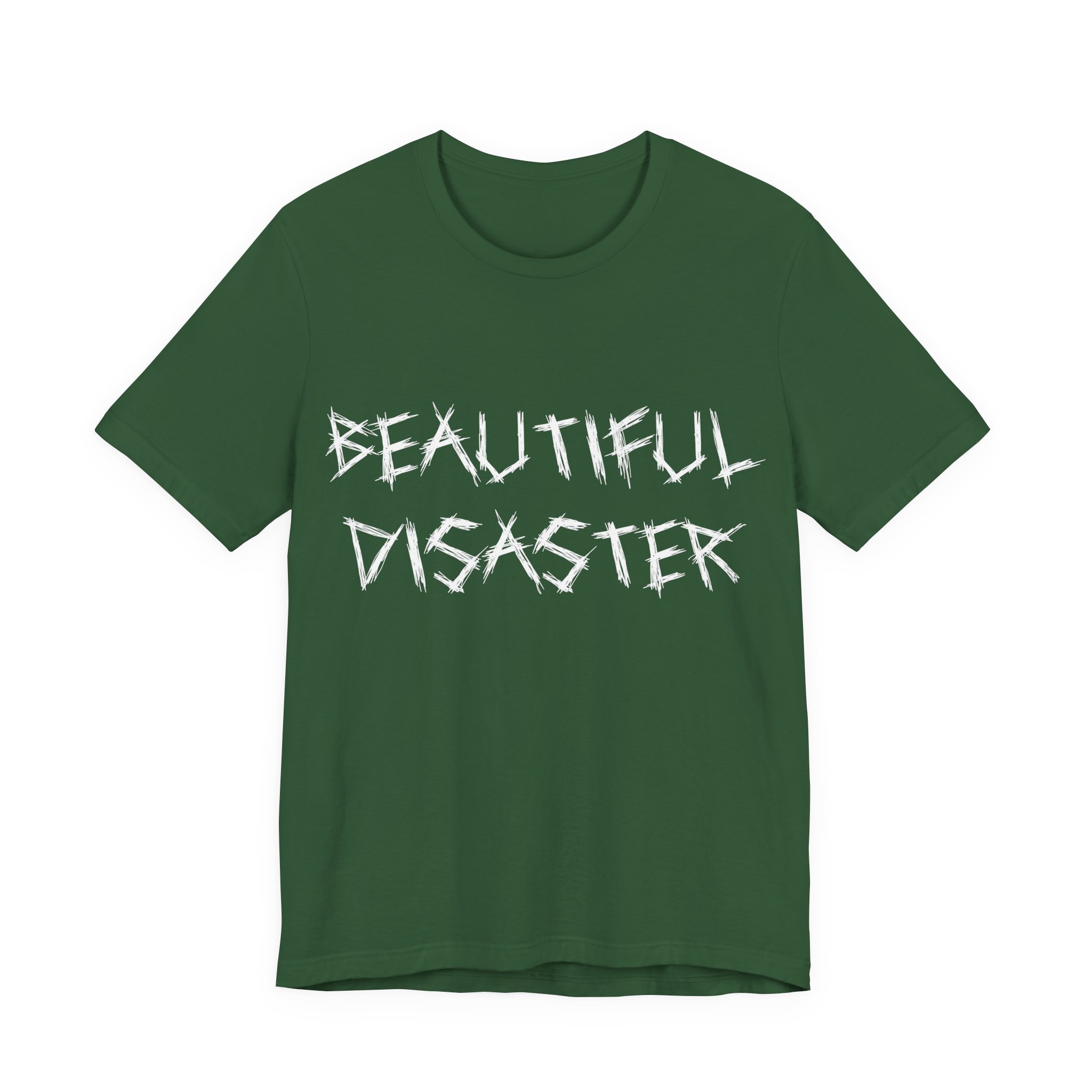 Brat Life "Beautiful Disaster" Unisex Jersey Short Sleeve Tee - Image 35