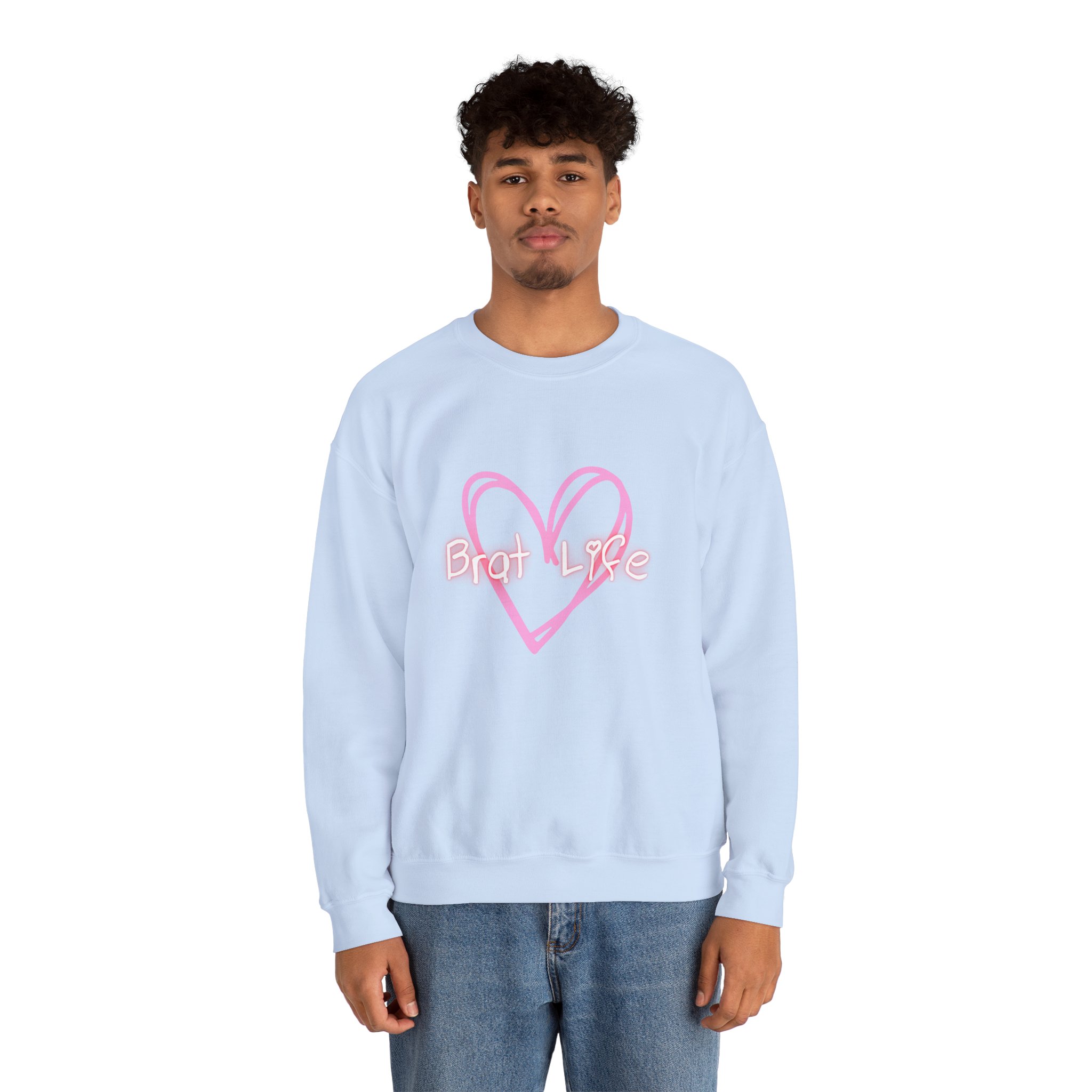 Brat Life Unisex Heavy Blend™ Crewneck Sweatshirt - Image 20