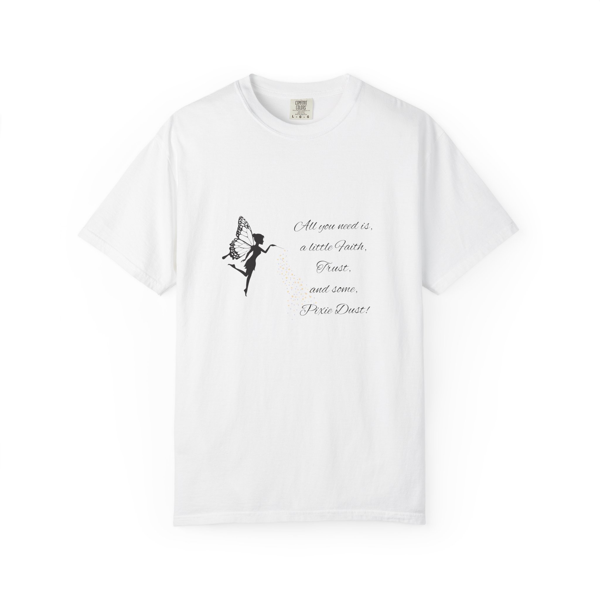 'All you need is some Faith, Trust, and Pixie Dust' Vintage-Inspired Tee - Image 5