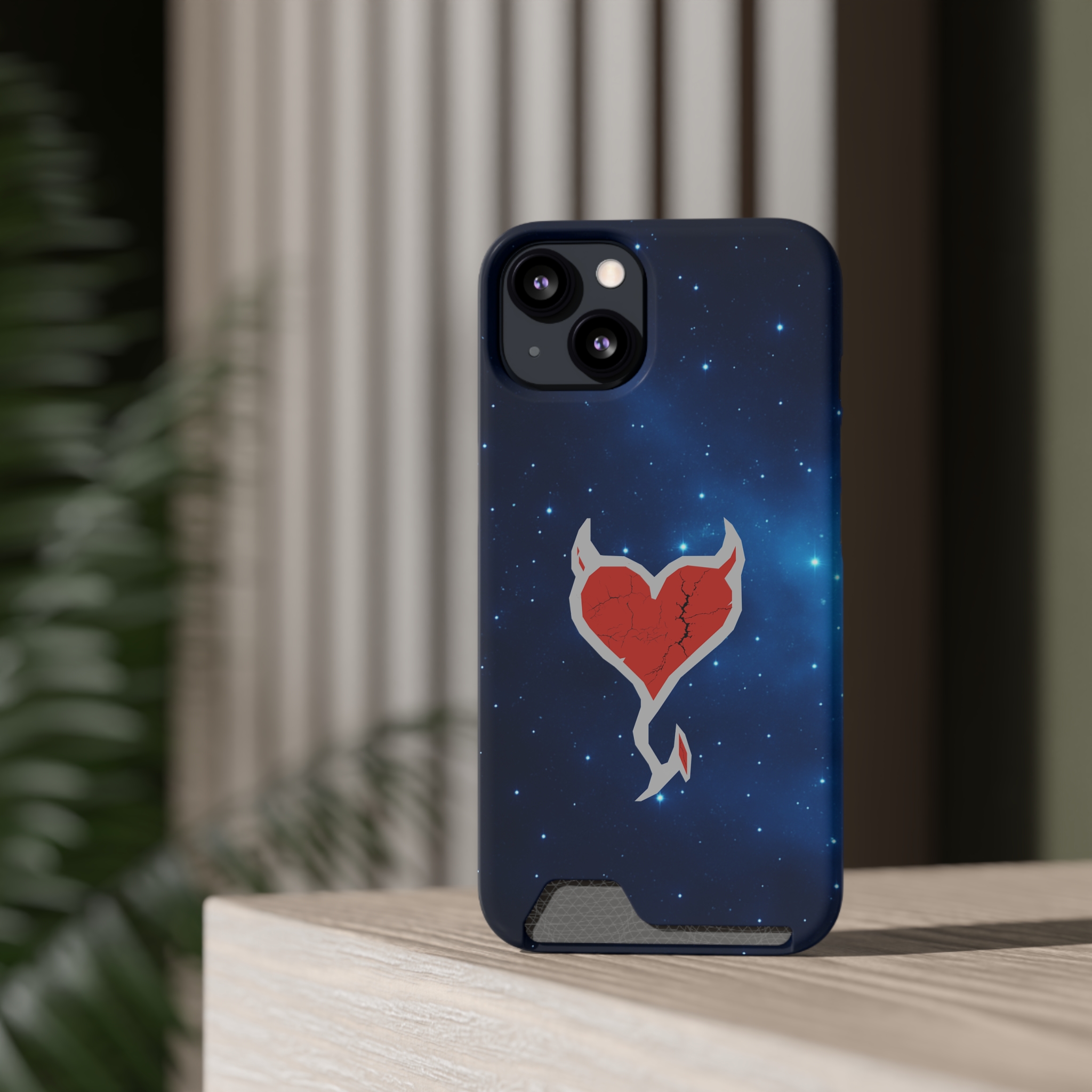 Phone Case — Cosmic Rogueheart Casr with Card Holder - Image 110