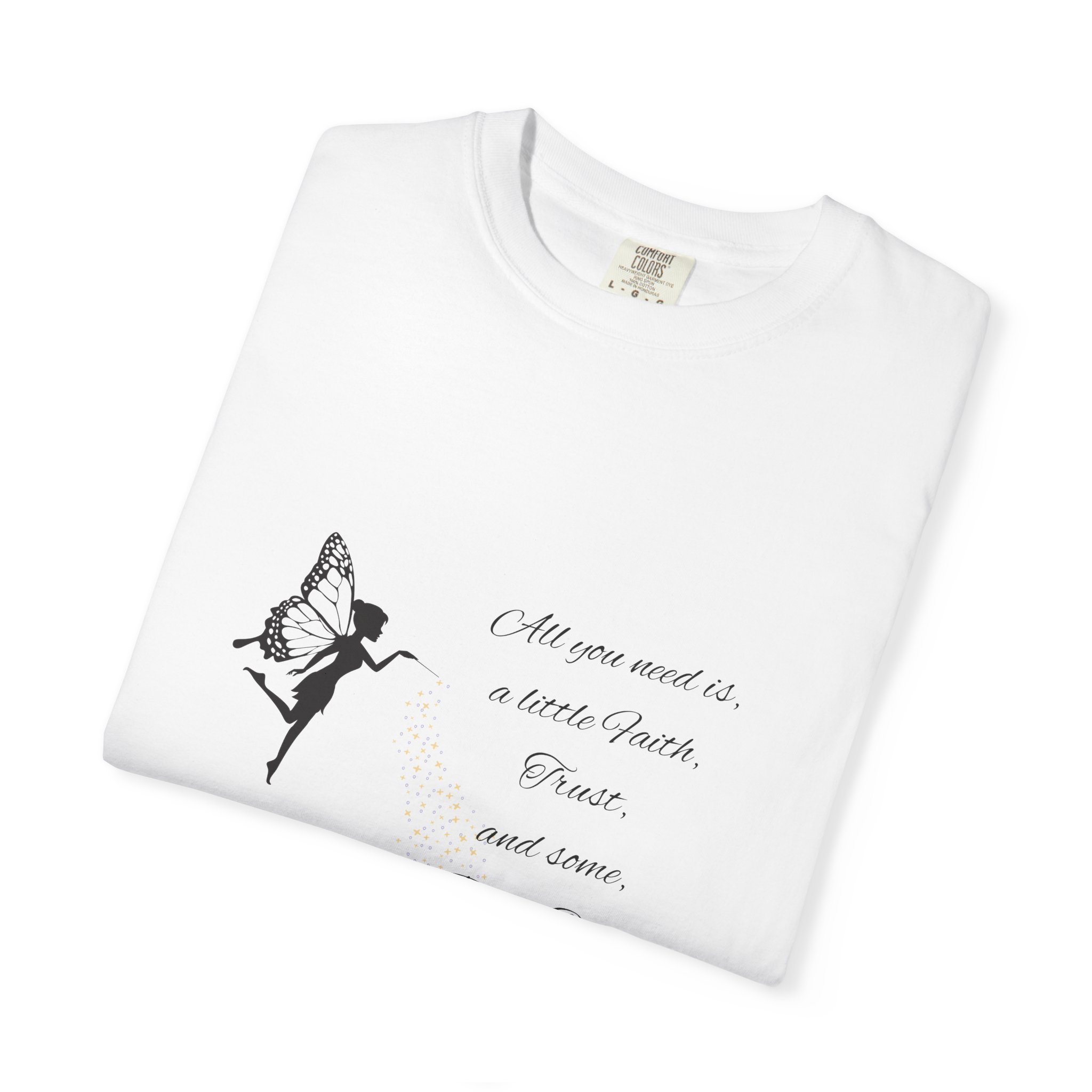 'All you need is some Faith, Trust, and Pixie Dust' Vintage-Inspired Tee - Image 7