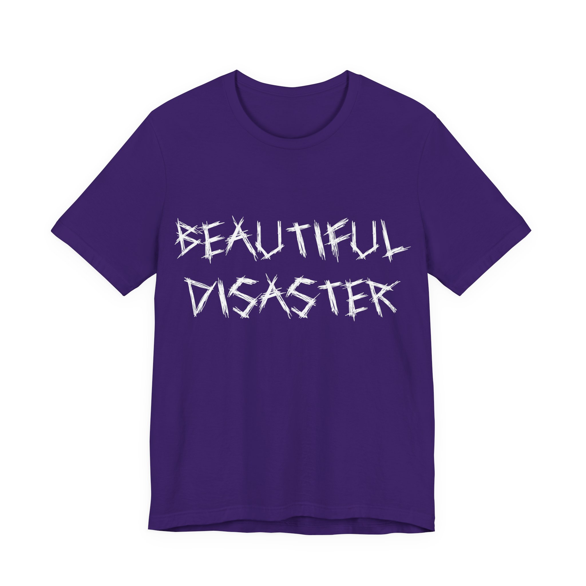 Brat Life "Beautiful Disaster" Unisex Jersey Short Sleeve Tee - Image 75