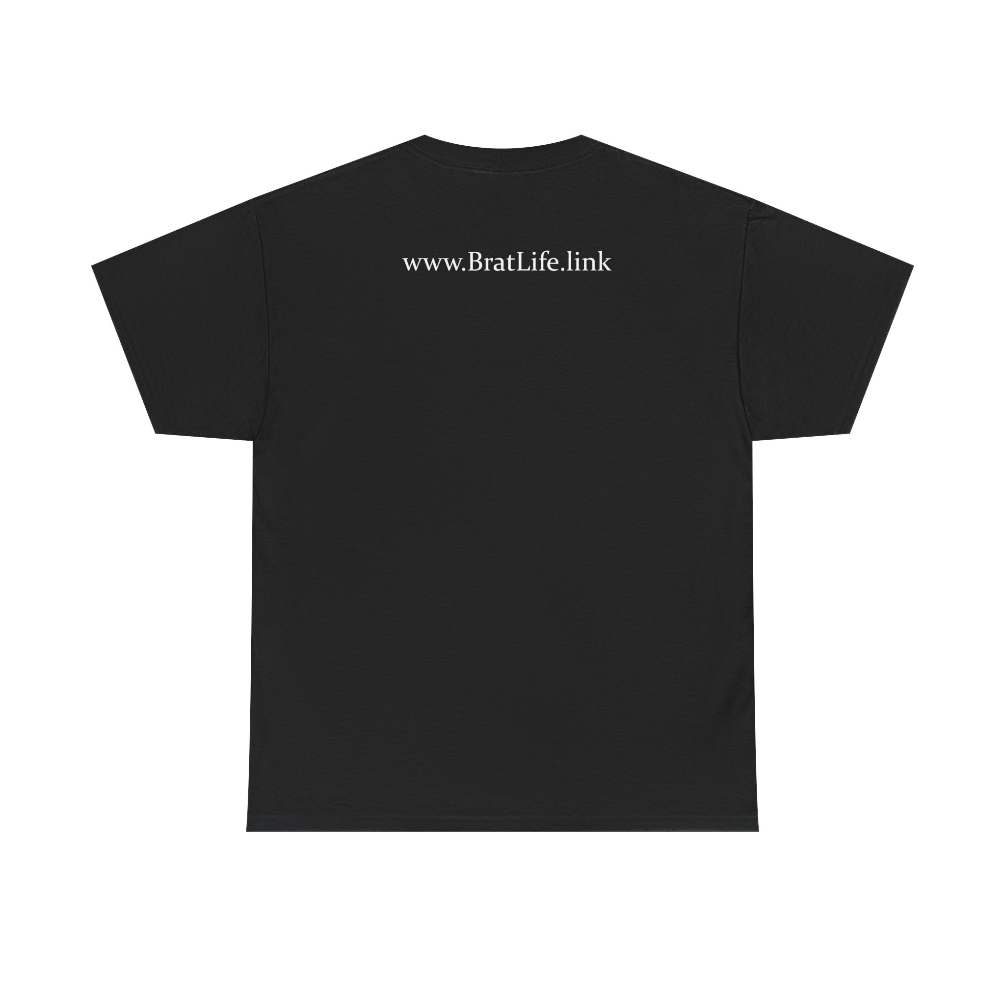 Brat Life "Don't look at me in that tone of voice" dark Unisex Heavy Cotton Tee - Image 2