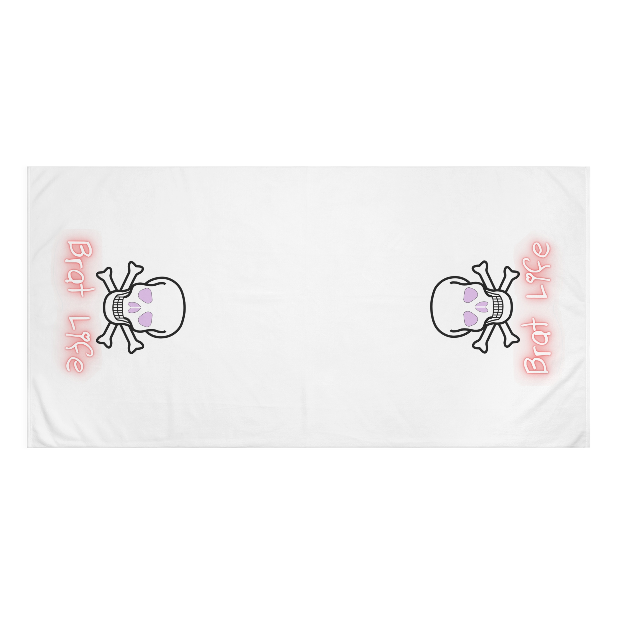 Brat Life Skull Mink-Cotton Towel - Image 2