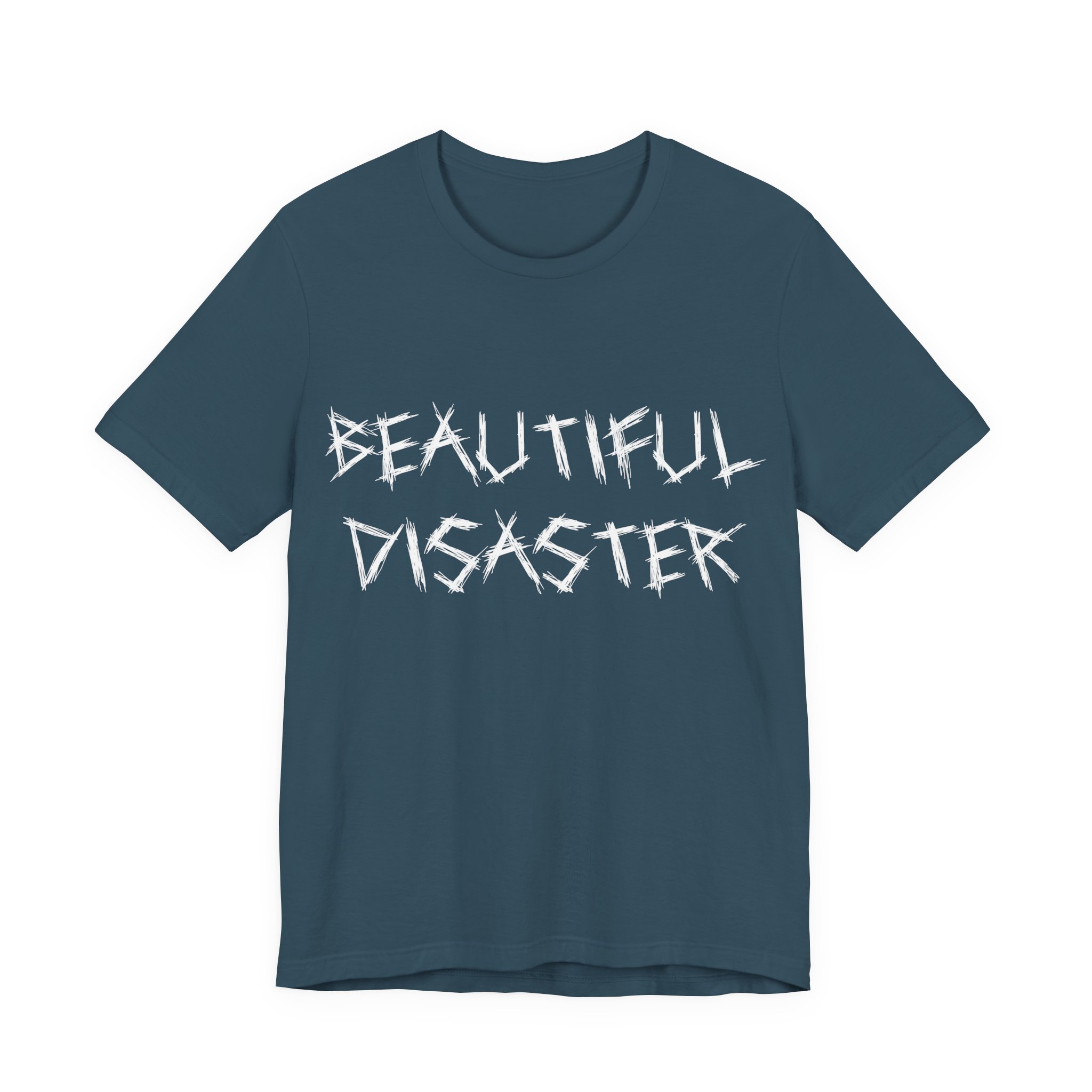 Brat Life "Beautiful Disaster" Unisex Jersey Short Sleeve Tee - Image 67