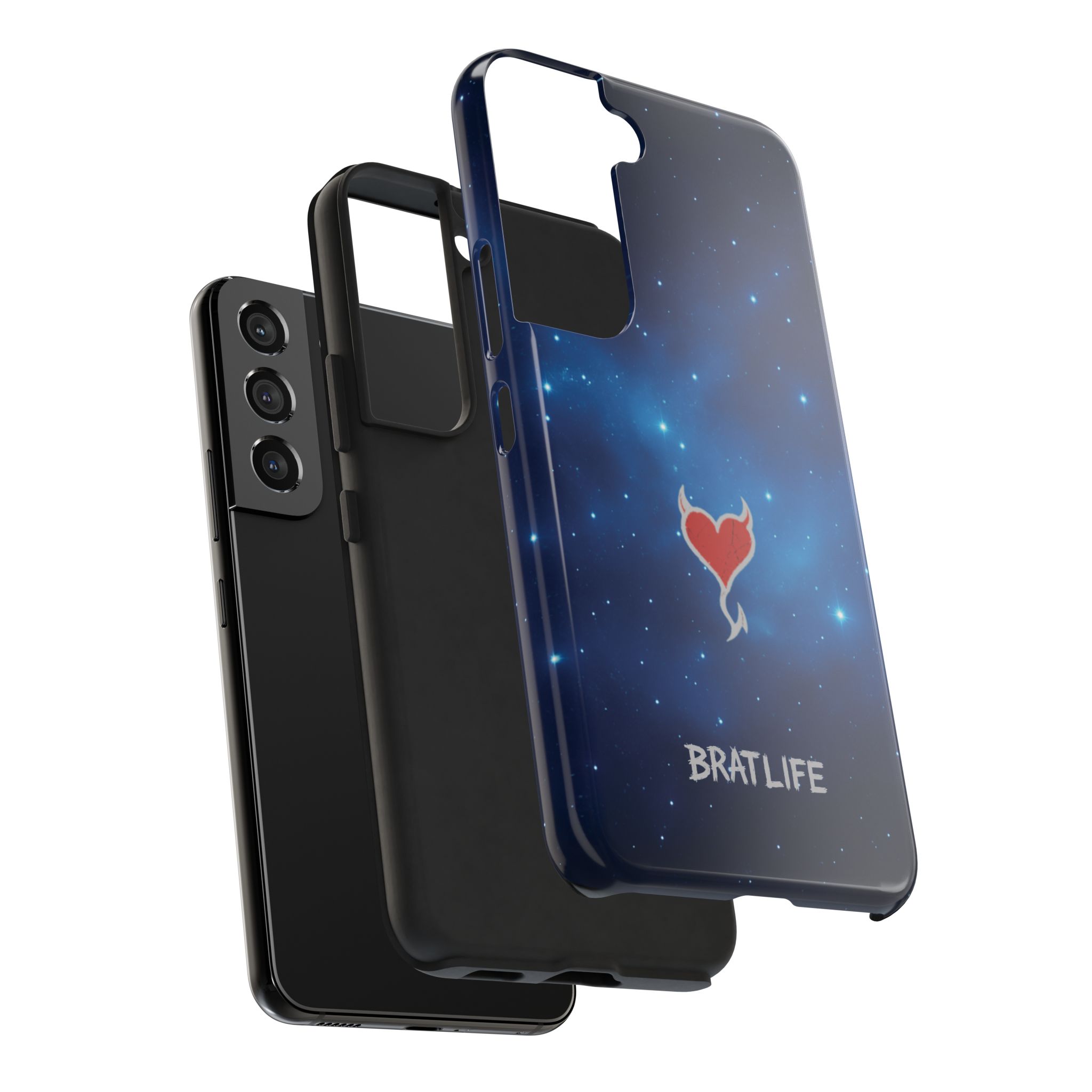 Brat Life Rogueheart Tough Phone Case - Space Design with Heart - Image 12