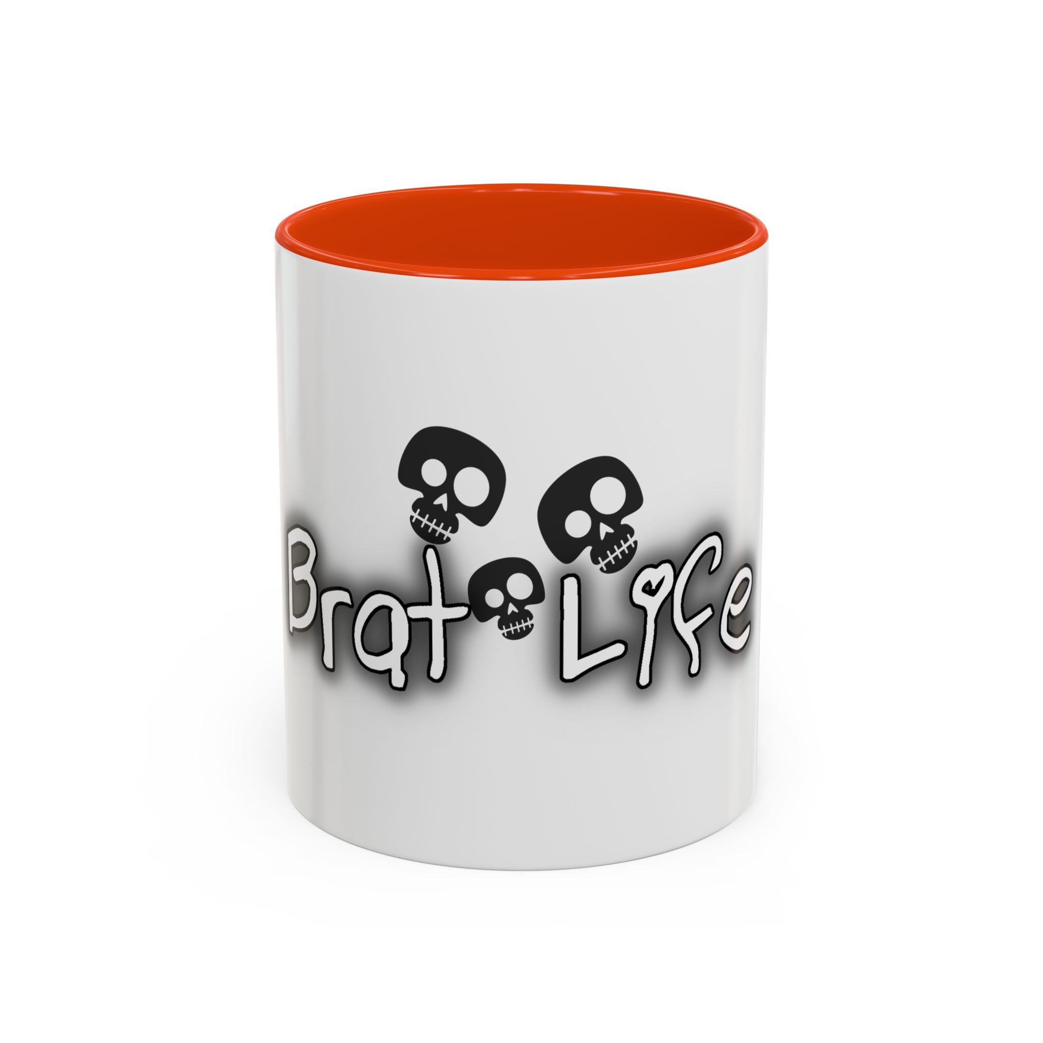 Brat Life TriSkull Colorful Mugs, 11oz - Image 33