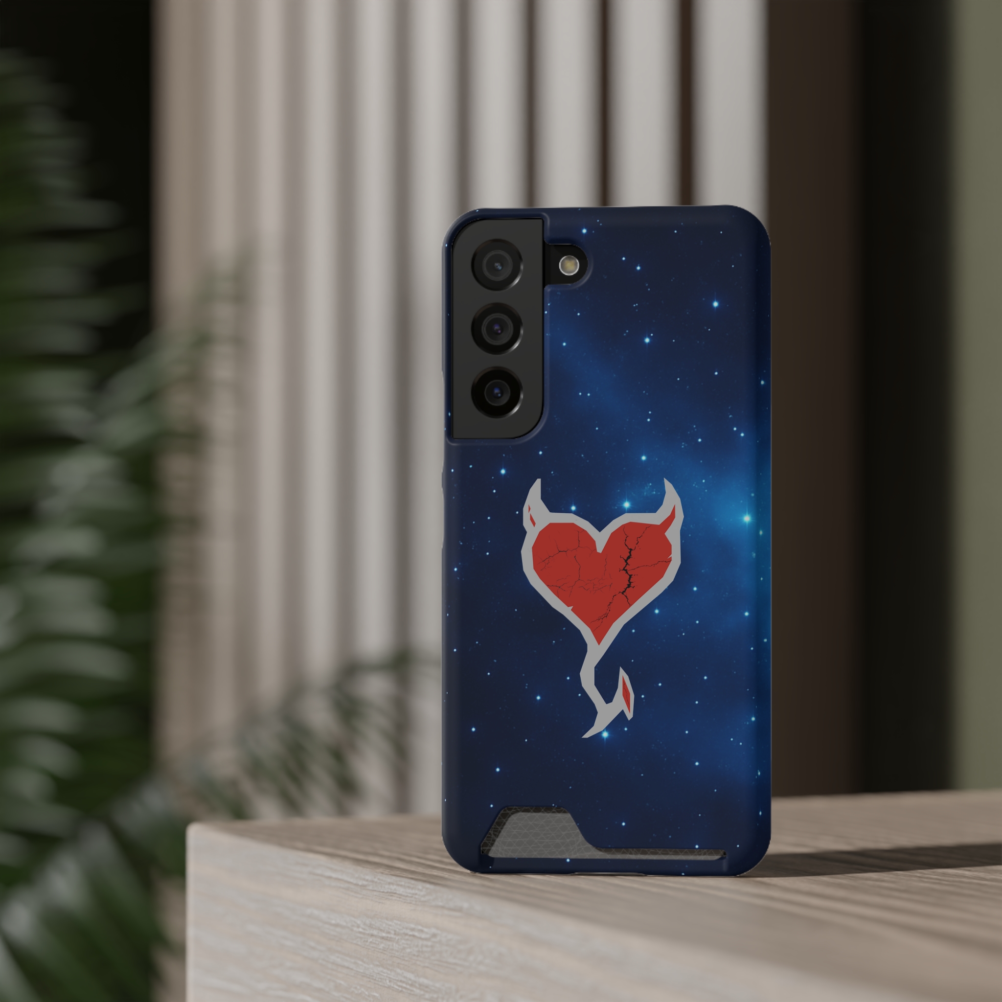 Phone Case — Cosmic Rogueheart Casr with Card Holder - Image 90