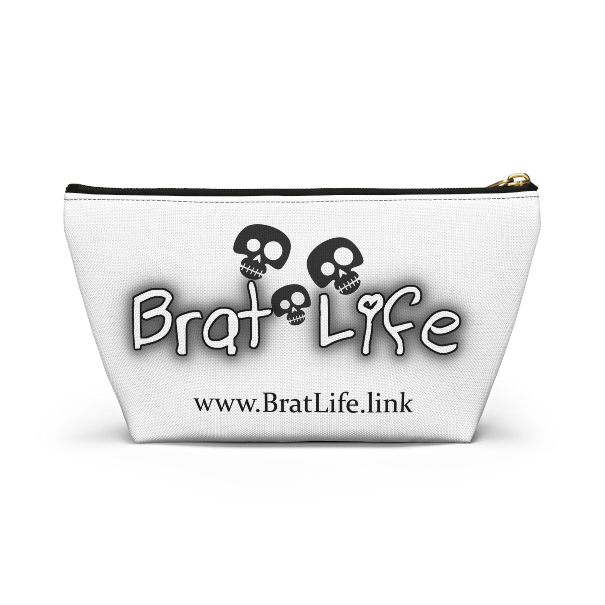 Brat Life TriSkull Accessory Pouch w T-bottom - Image 2