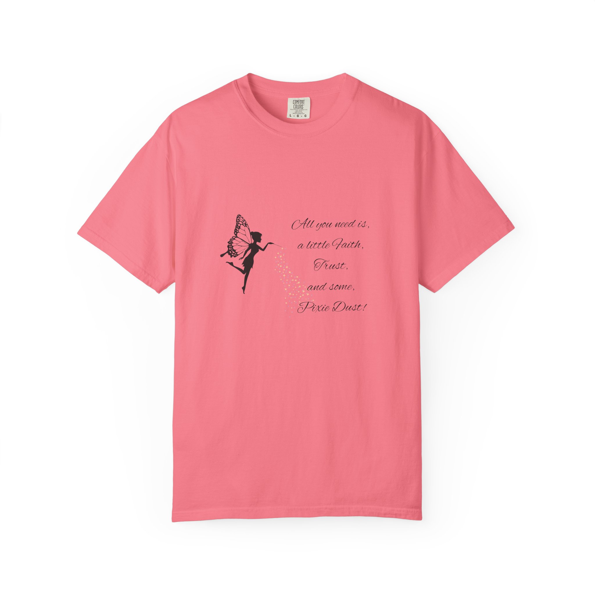 'All you need is some Faith, Trust, and Pixie Dust' Vintage-Inspired Tee - Image 2