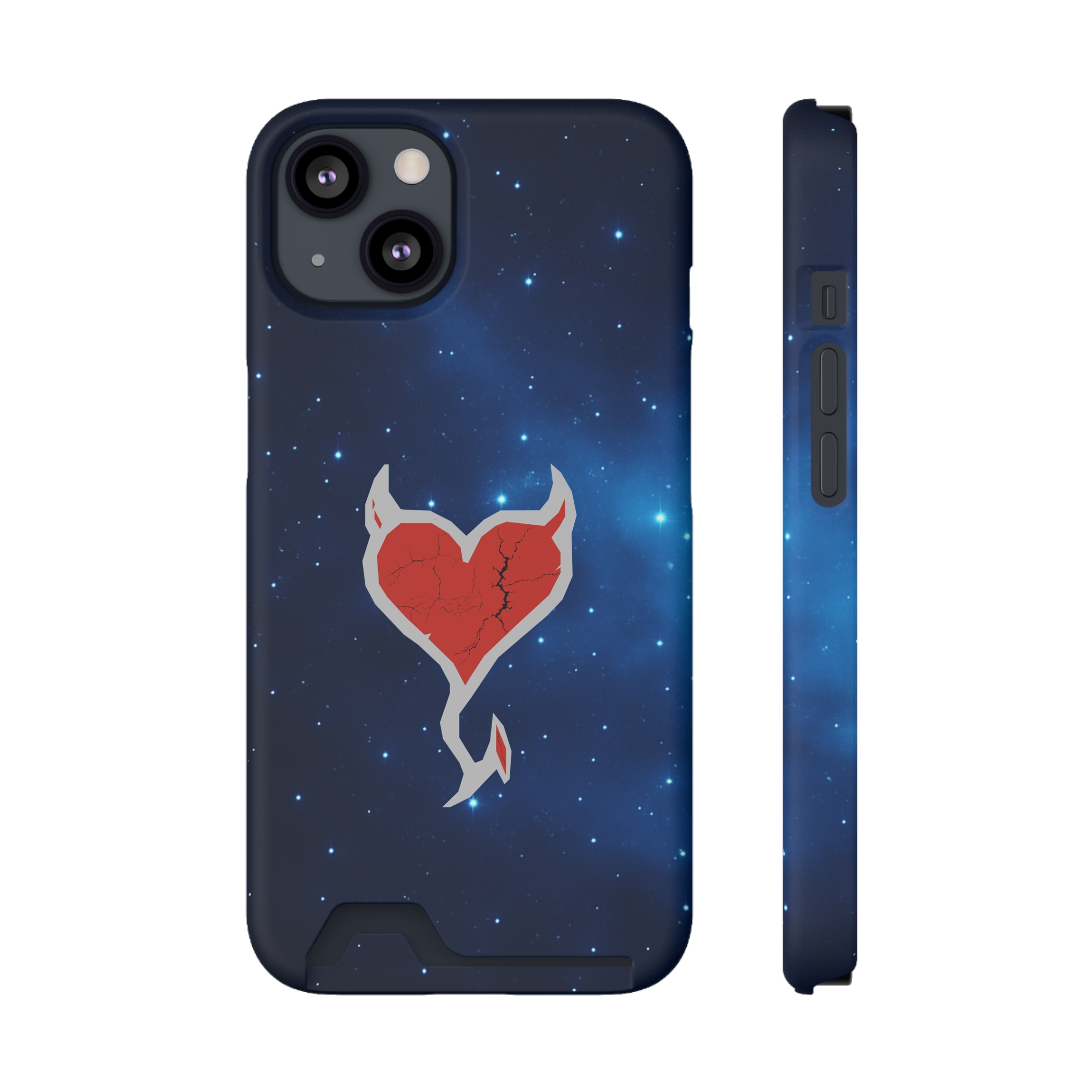 Phone Case — Cosmic Rogueheart Casr with Card Holder - Image 111