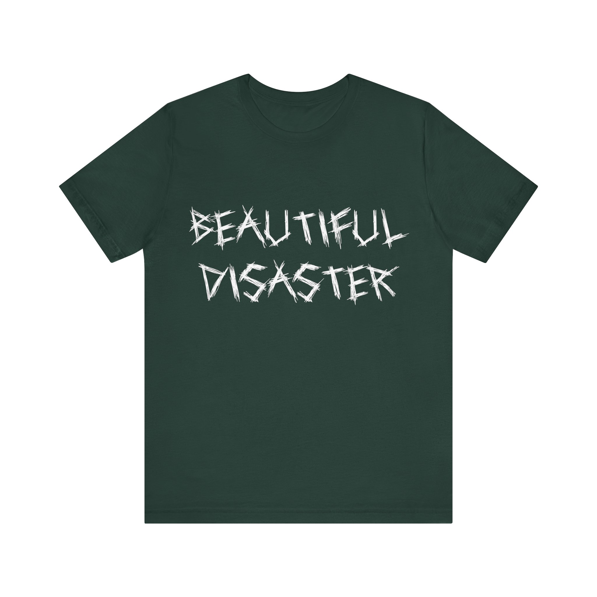 Brat Life "Beautiful Disaster" Unisex Jersey Short Sleeve Tee - Image 37