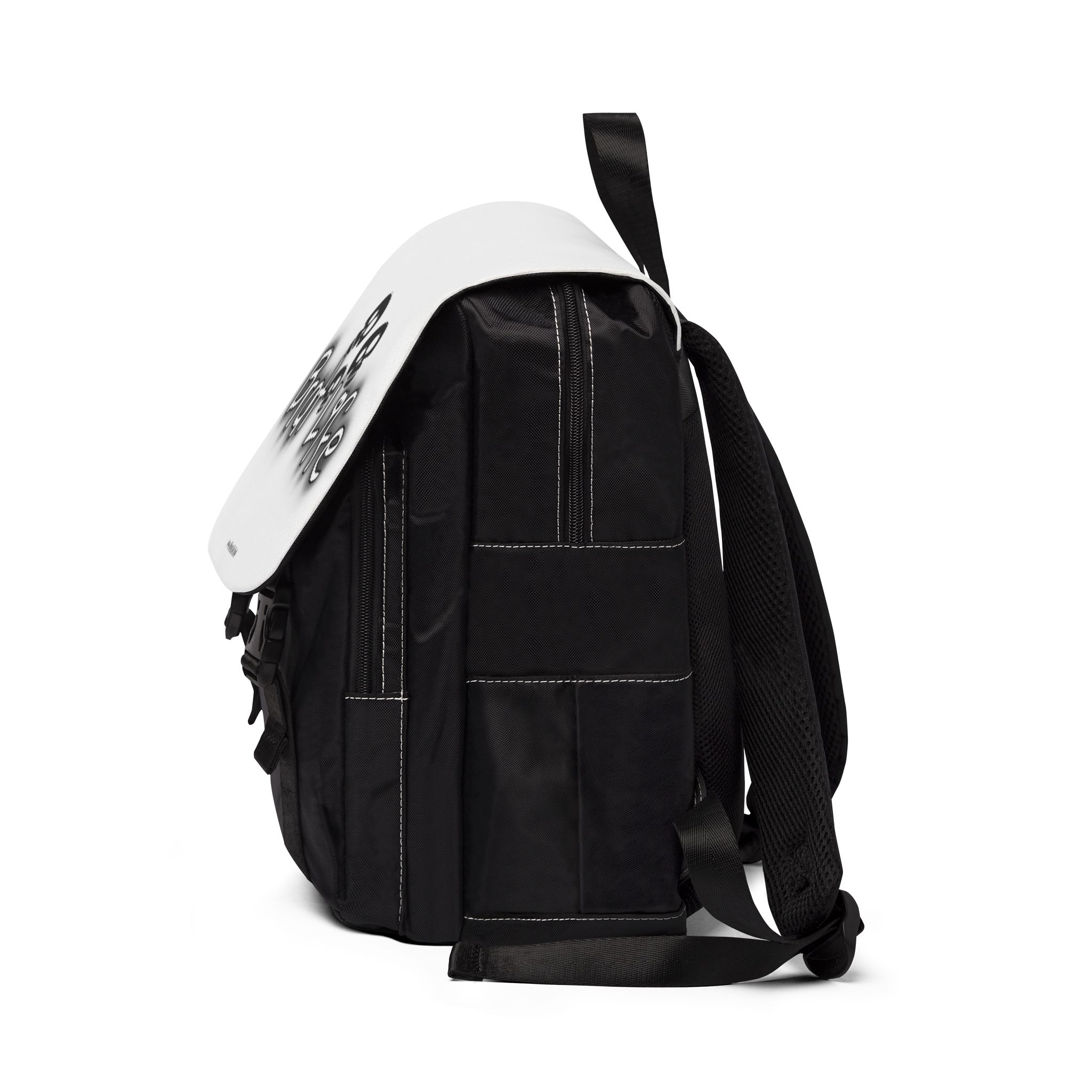 Brat Life TriSkull Unisex Casual Shoulder Backpack - Image 3