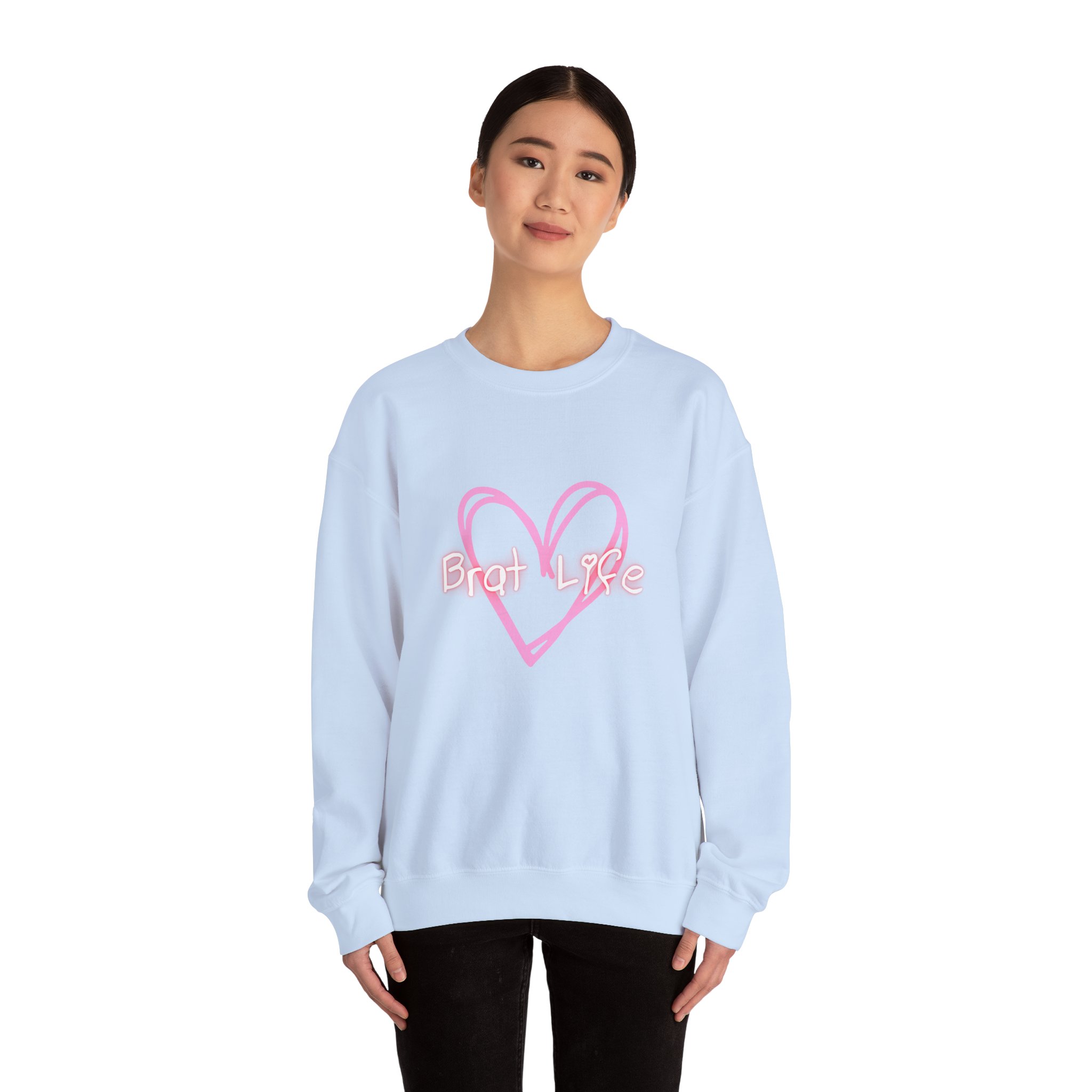 Brat Life Unisex Heavy Blend™ Crewneck Sweatshirt - Image 19